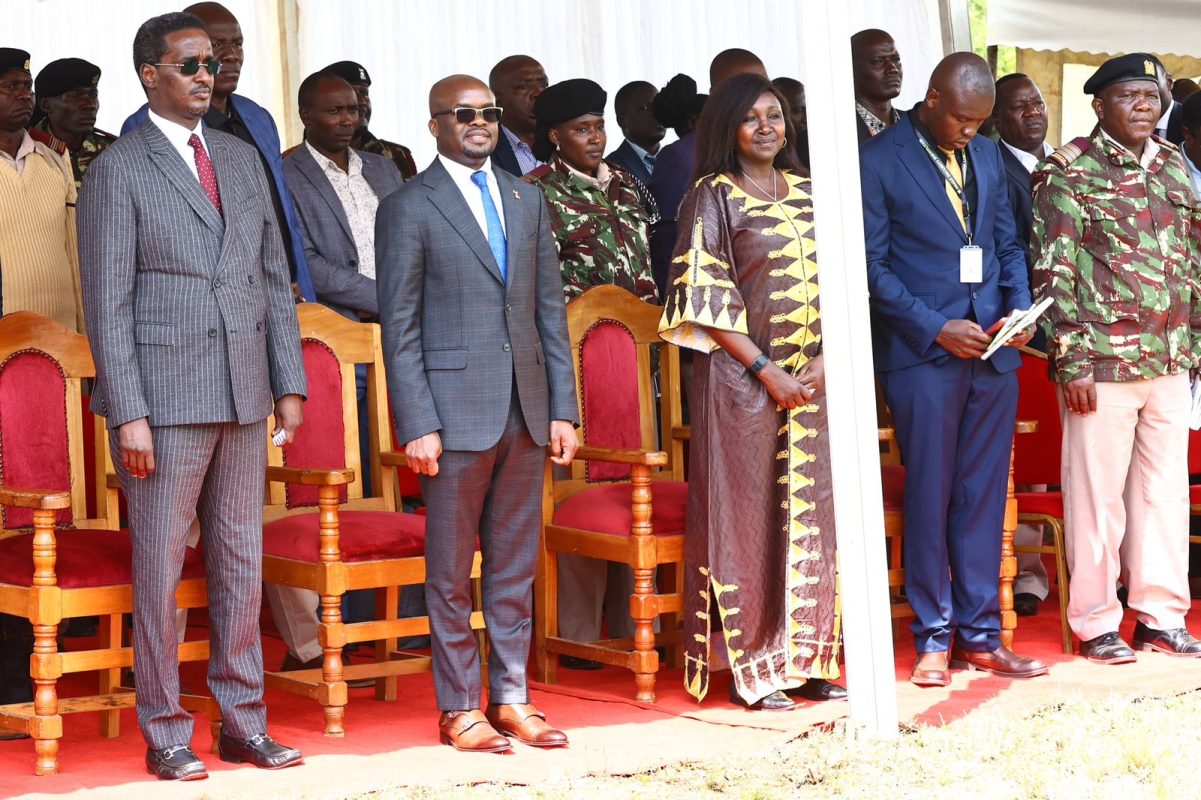 Presiding over the launch of Miale Training Institute in Eldoret