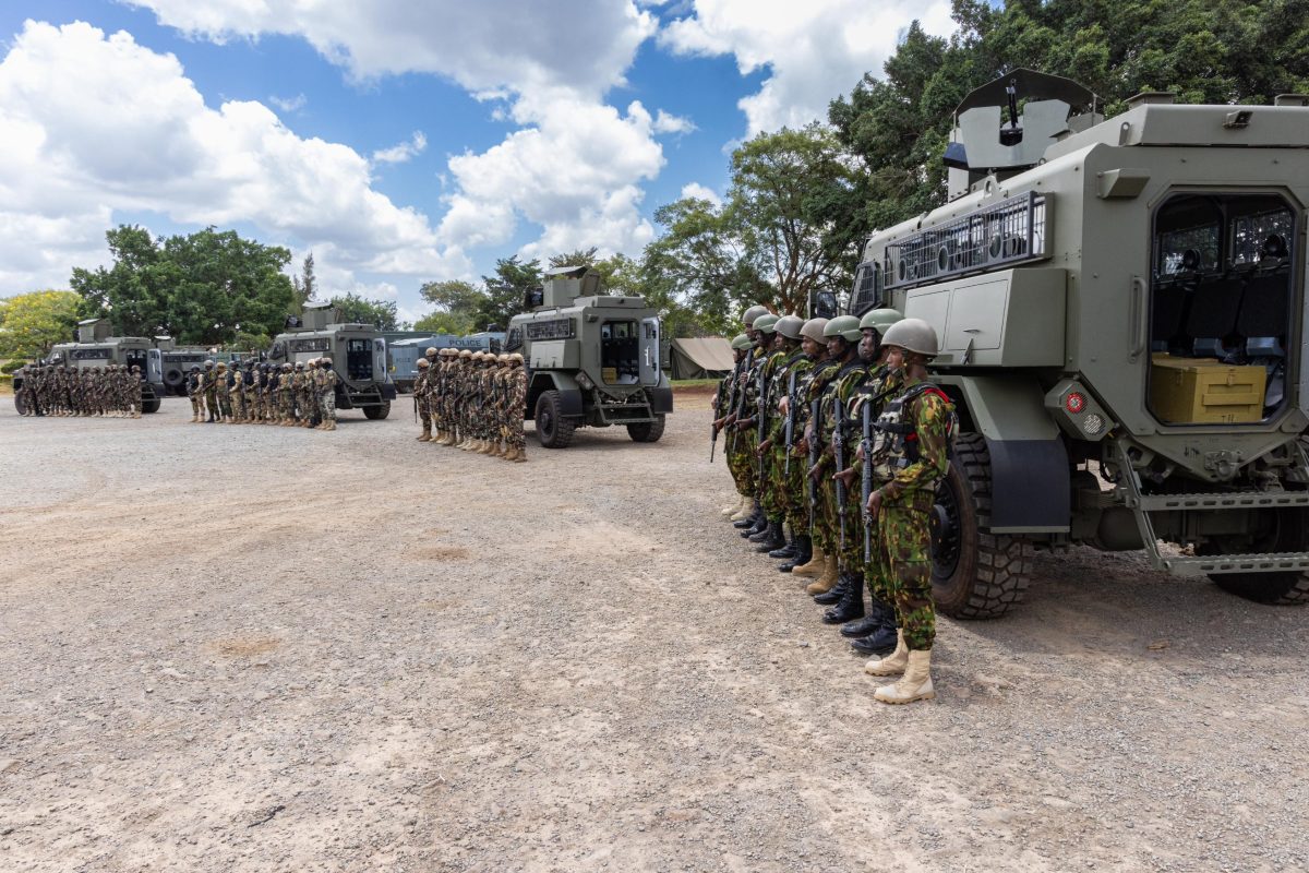 Commissioning of New Batch of MRAP Vehicles at GSU HQ with CS Kindiki Kithure - Dr. Raymond Omollo