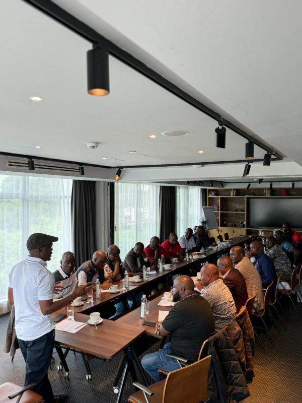 Catching up with friends over Easter.- Dr. Raymond Omollo