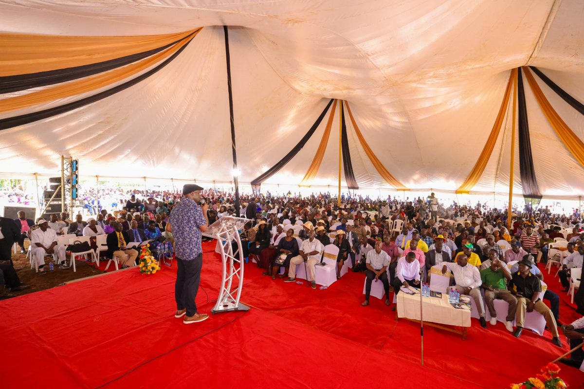 Attending the Interment Ceremony of Mzee Simon Okello Okoko in Wire Village, Kasipul Constituency, Homa Bay County - Dr. Raymond Omollo