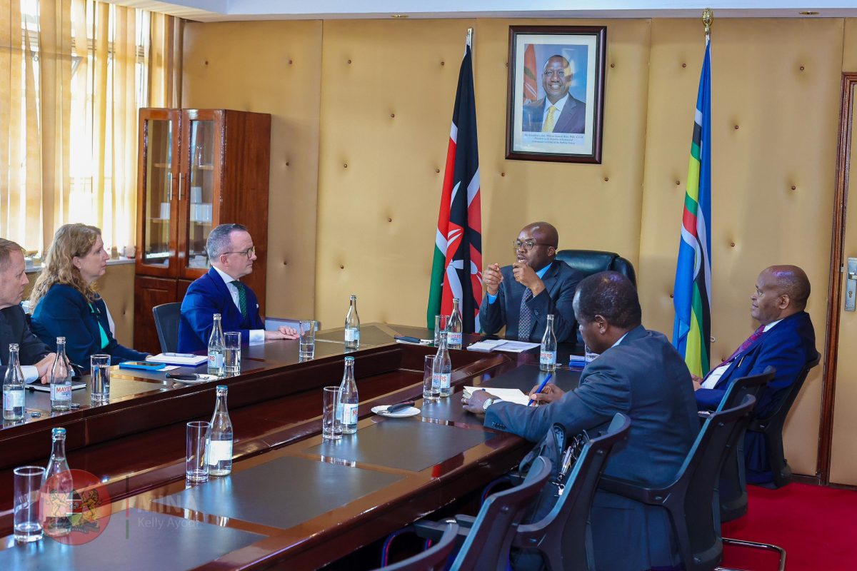 Meeting with UNODC to Combat Illicit Drugs, Crime, and Terrorism - DR. Raymond Omollo