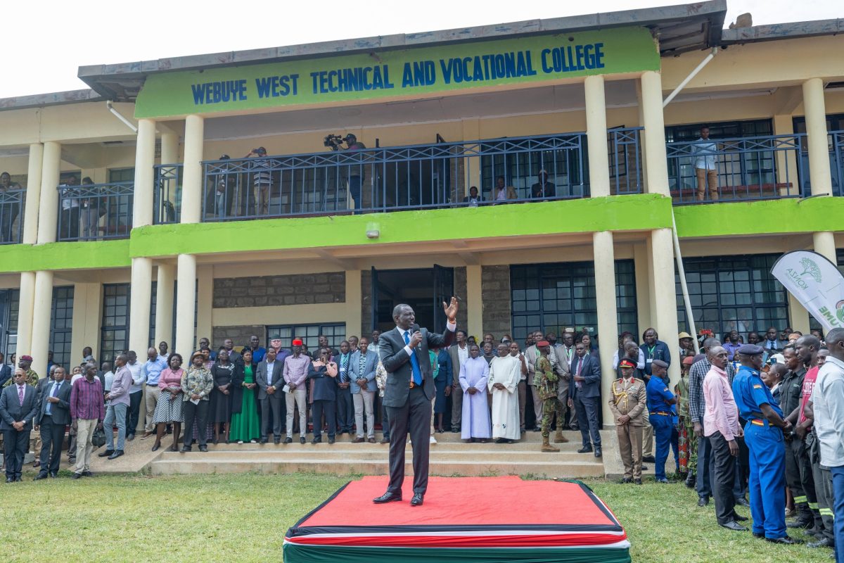 President Ruto Inaugurates Webuye West Technical and Vocational College During Bungoma County Tour - Dr. Raymond Omollo