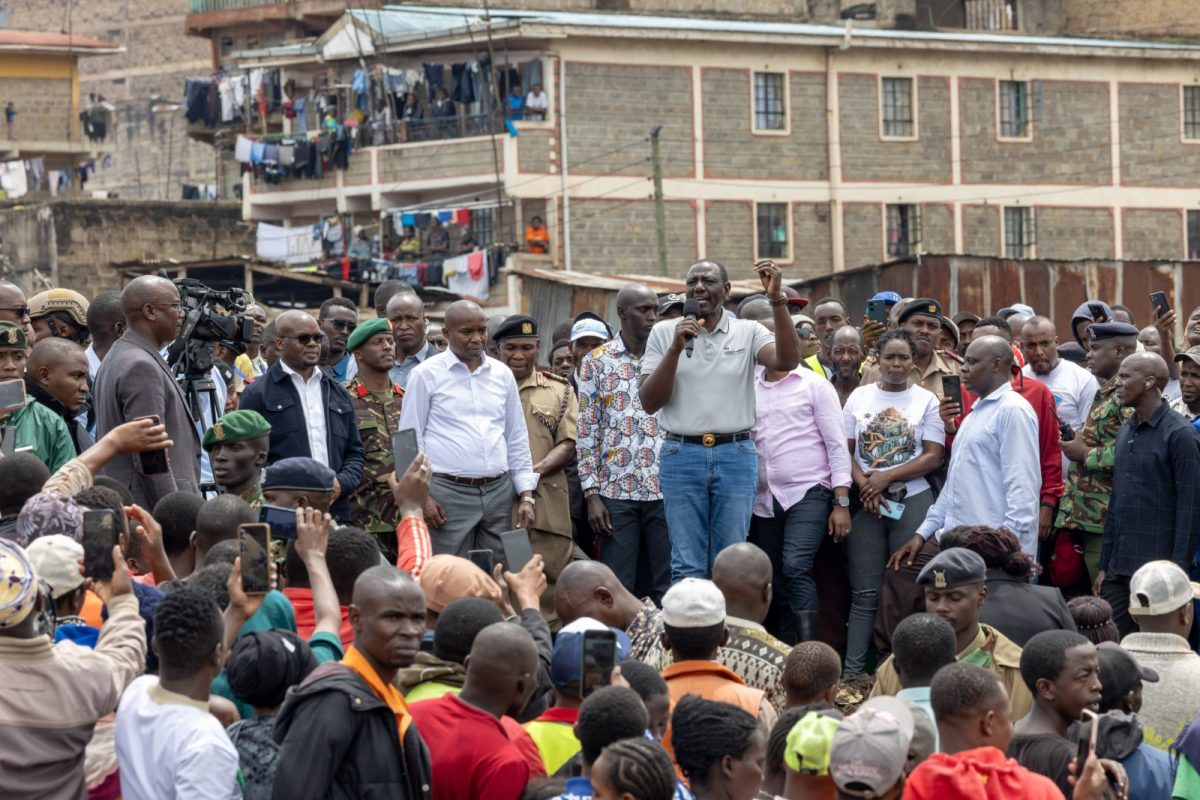 President Ruto Visits Flood-Affected Kiamaiko Area with Supportive Community - Dr. Raymond Omollo