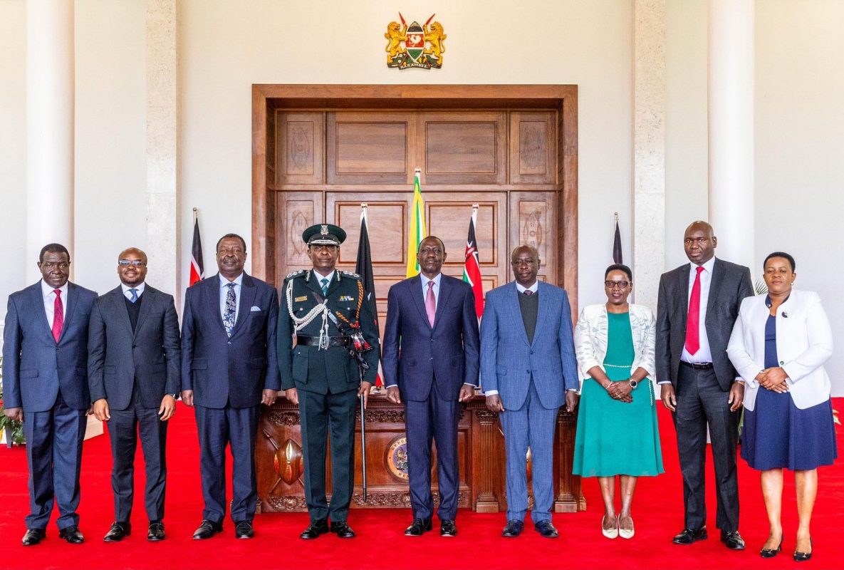 Installation of Commissioner General of Prisons Patrick Mwiti Arandu at State House, Nairobi Presided by President Williams Ruto - Dr. Raymond Omollo