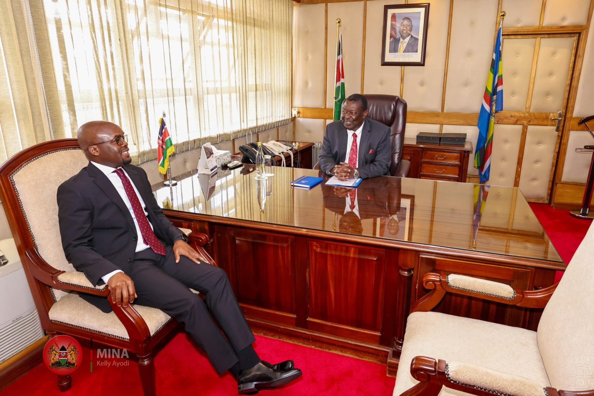 Prime Cabinet Secretary Hon. Musalia Mudavadi Briefed on Key Initiatives and Policy Implementation Efforts at the Ministry of Interior Headquarters - Dr. Raymond Omollo