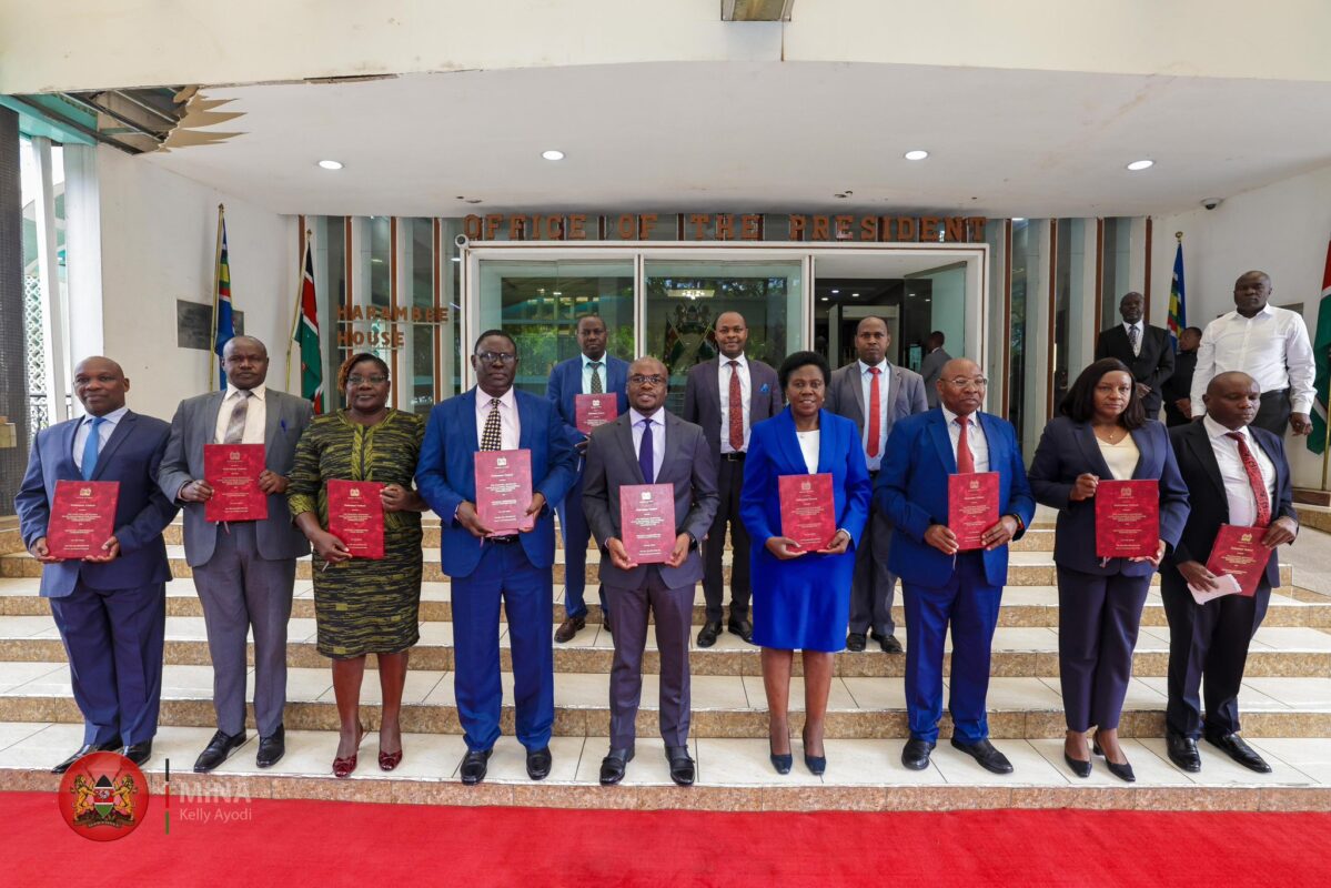 Signing of Performance Contracts with Regional Commissioners - Dr. Raymond omollo