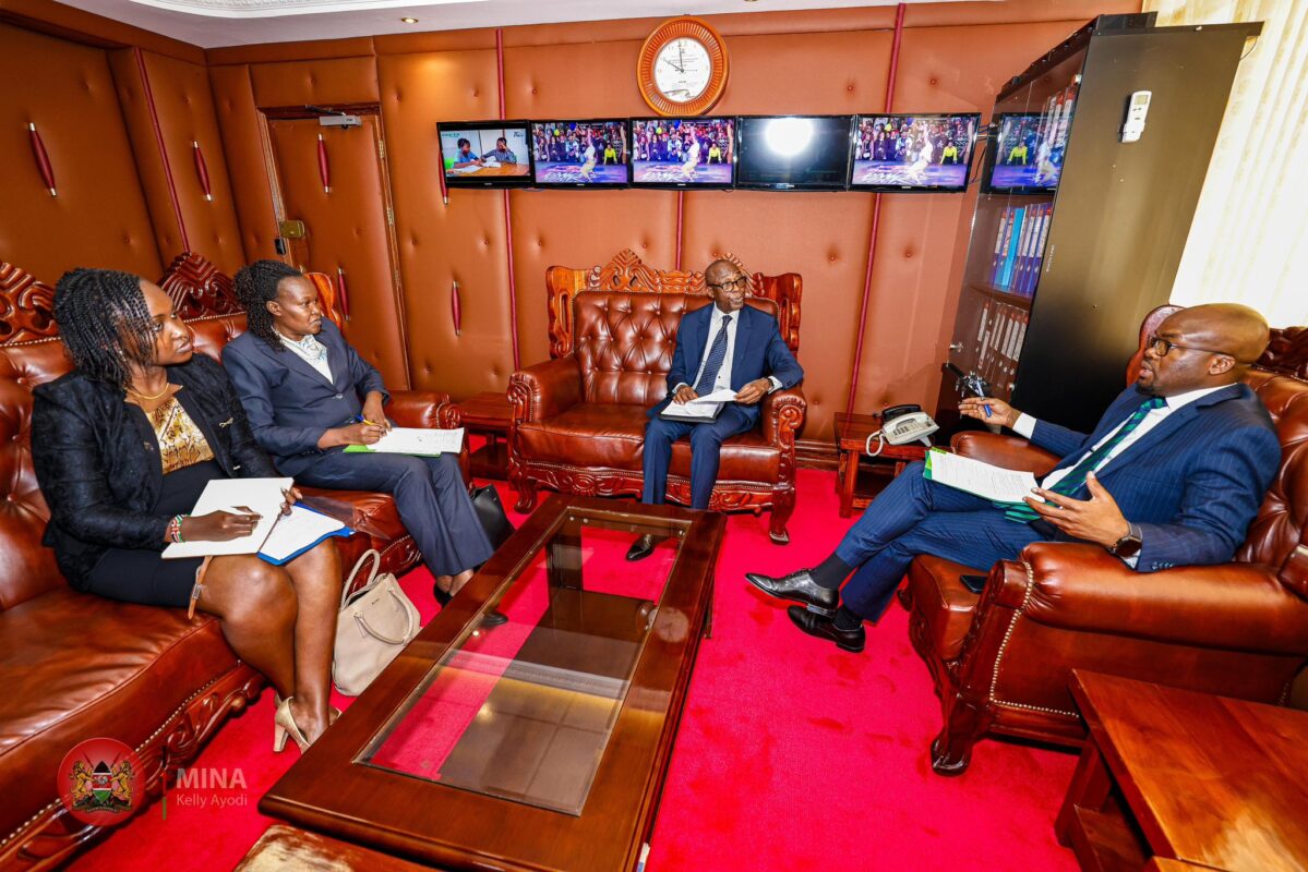 Hosted Mr. Betindji Jean Pierre, the Executive Secretary of the Regional Centre on Small Arms and Light Weapons