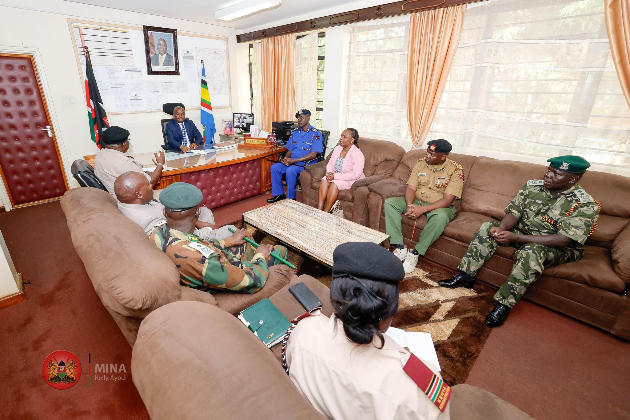 Meeting with Uasin Gishu County Security and Intelligence Committee - Dr. Raymond omollo