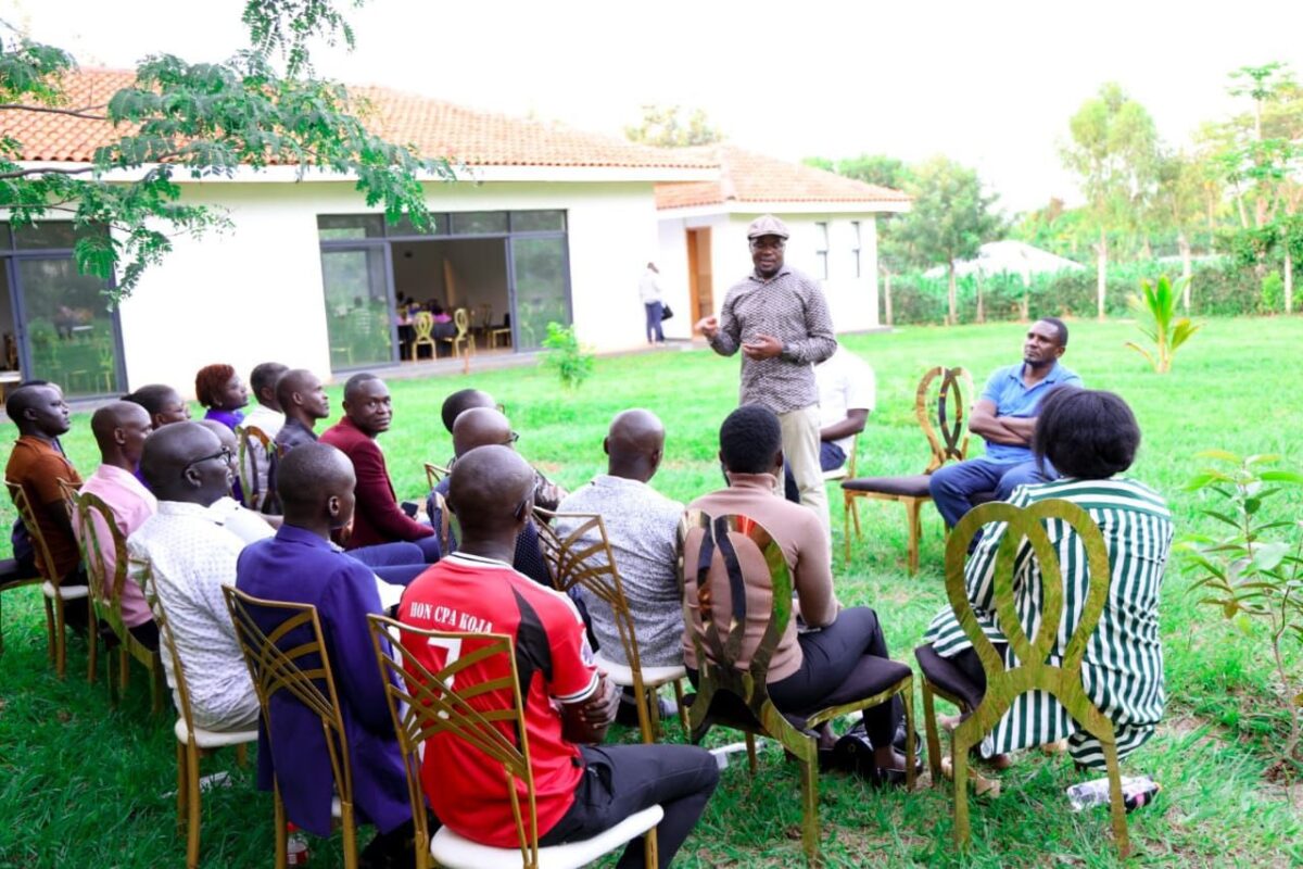 Engaged Homa Bay youth on leadership, skills development, and economic opportunities. - Dr. raymond Omollo