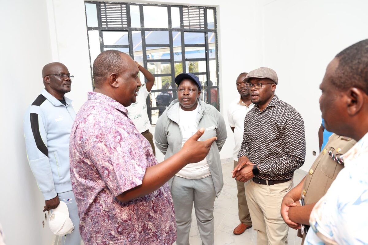Inspecting the New Deputy County Commissioner’s Office in Rangwe Sub-County, Homa Bay - Dr. Raymond Omollo