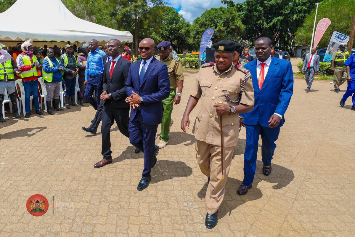 Launch of the Kazi ni Kazi Boda Boda Program in Ongata Rongai - Dr. Raymond Omollo