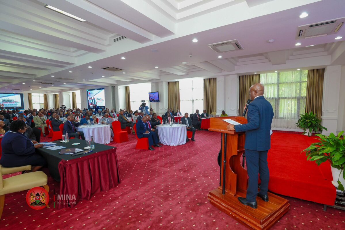 Presided Over Validation of Draft Village Administration Policy and Regulations - Dr. Raymond Omollo