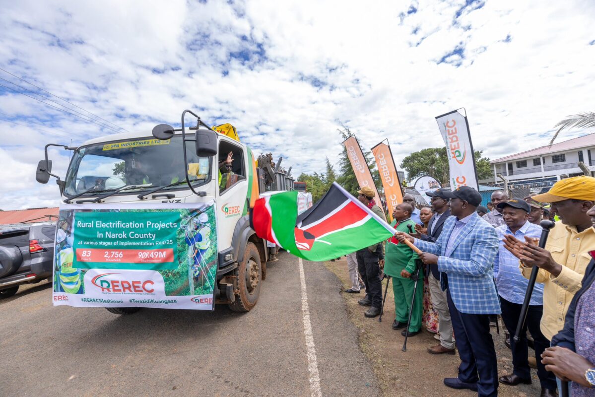 With H.E. President Ruto in Narok for Final Day of Development Tour - Dr. Raymond omollo