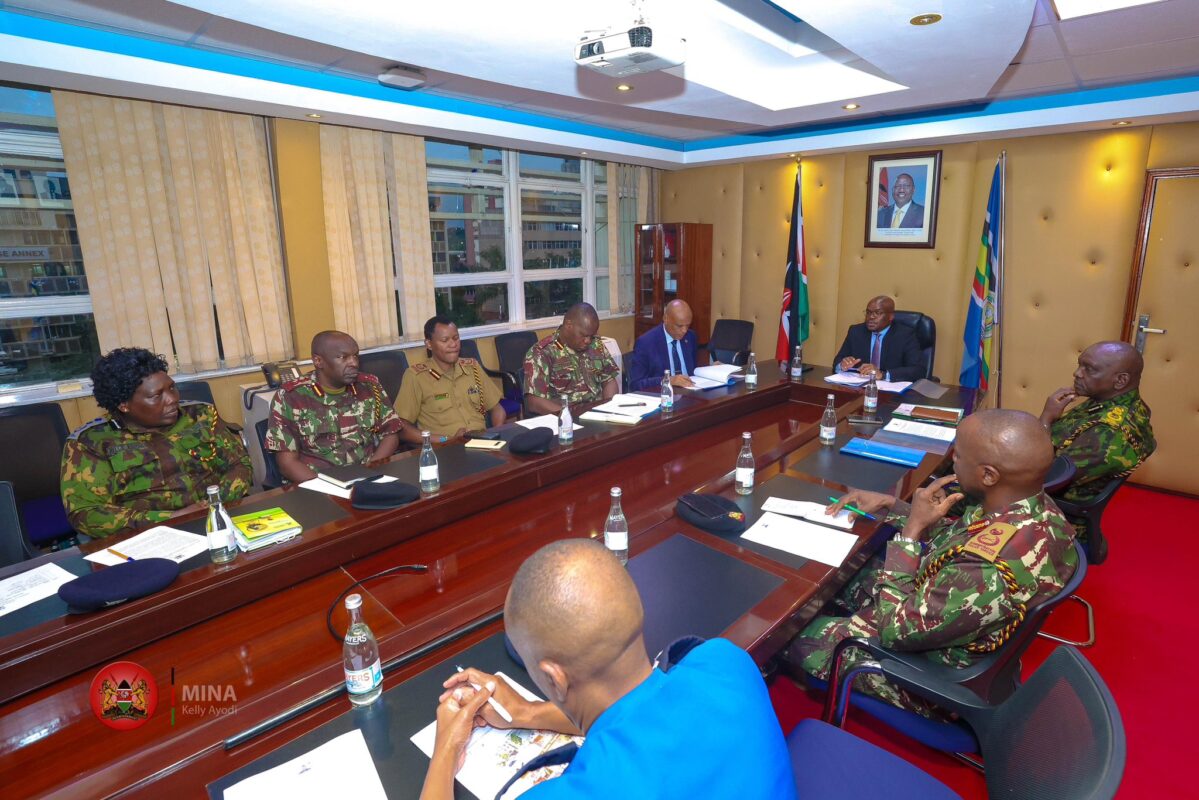 Consultative Meeting on NGAPU Standing Orders with NPS Leadership - Dr. Raymond Omollo