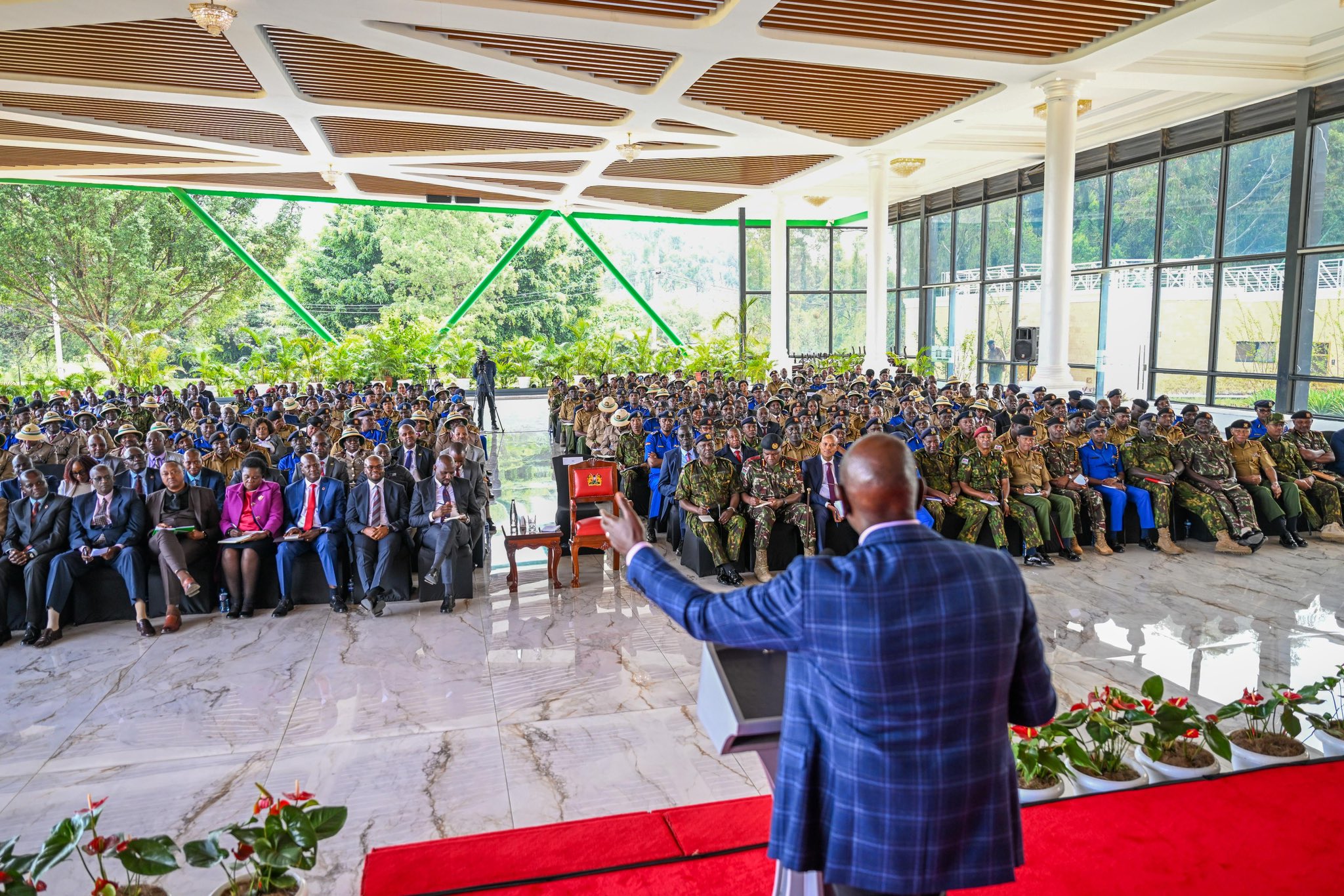 Consultative Meeting with NGAOs and NPS Officers Chaired by H.E. President Ruto - Dr. Raymond Omollo