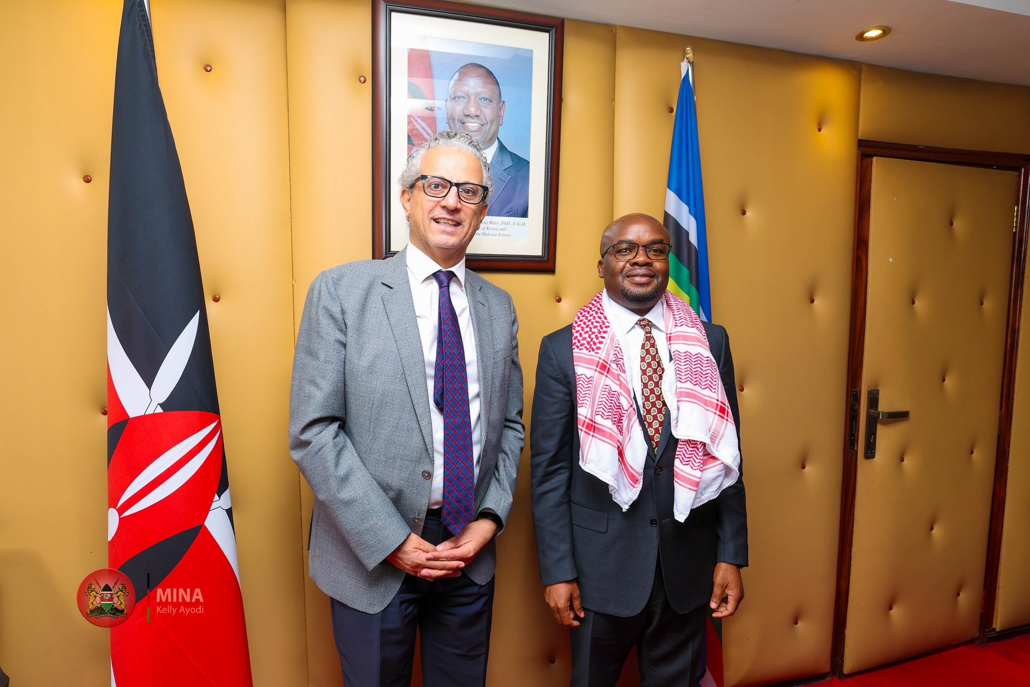 Courtesy Call with Jordanian Ambassador to Deepen Security and Policing Cooperation - Dr. Raymond Omollo