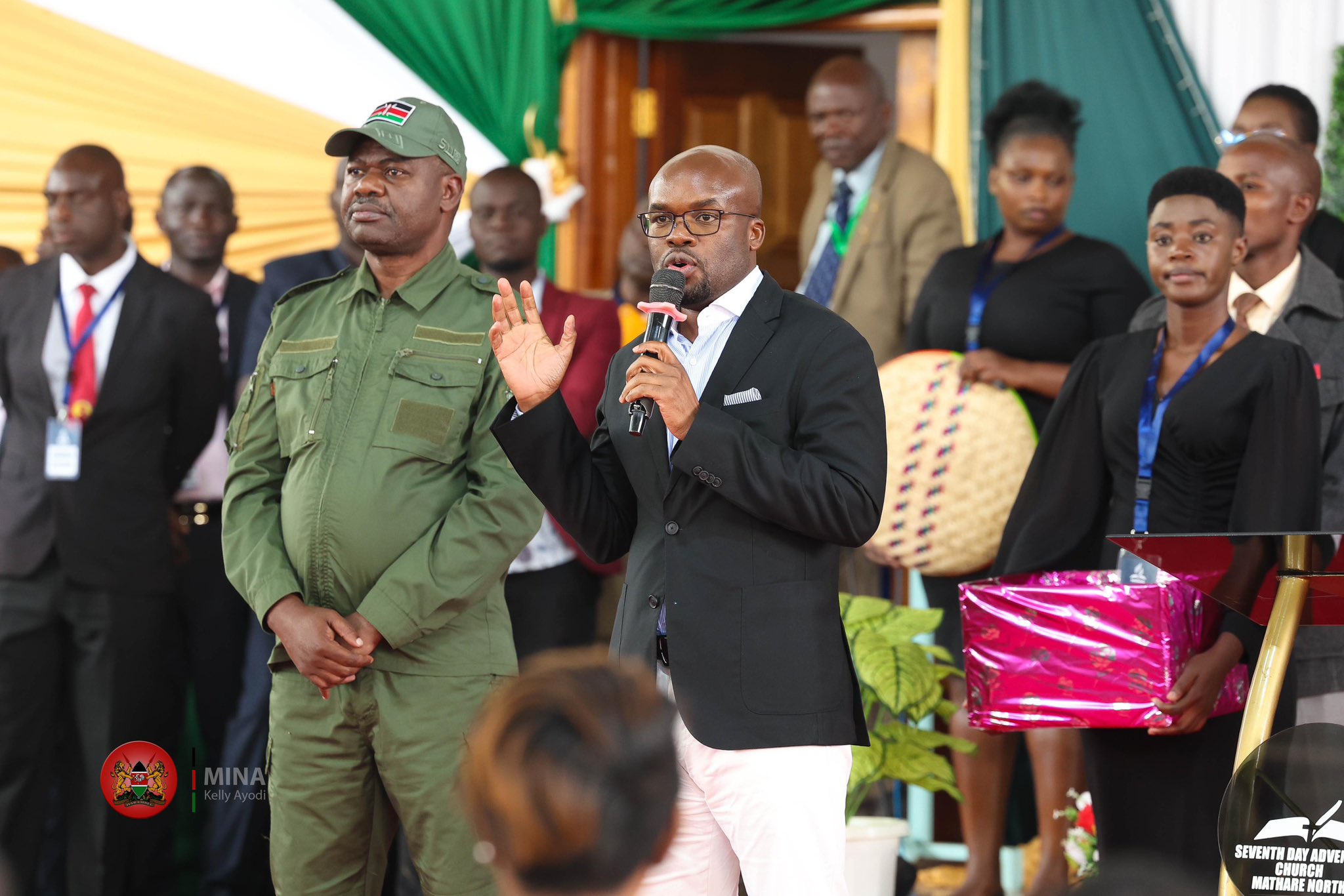 Fellowship and Support at Mathare North SDA Church Sanctuary Dedication - Dr. Raymond Omollo