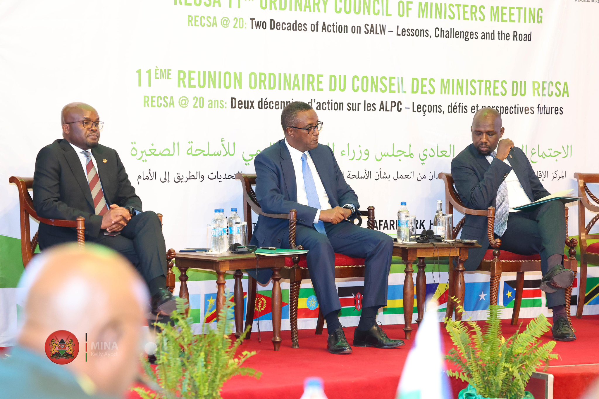 Joined CS Kipchumba at 11th RECSA Council of Ministers Meeting - Dr. Raymond Omollo