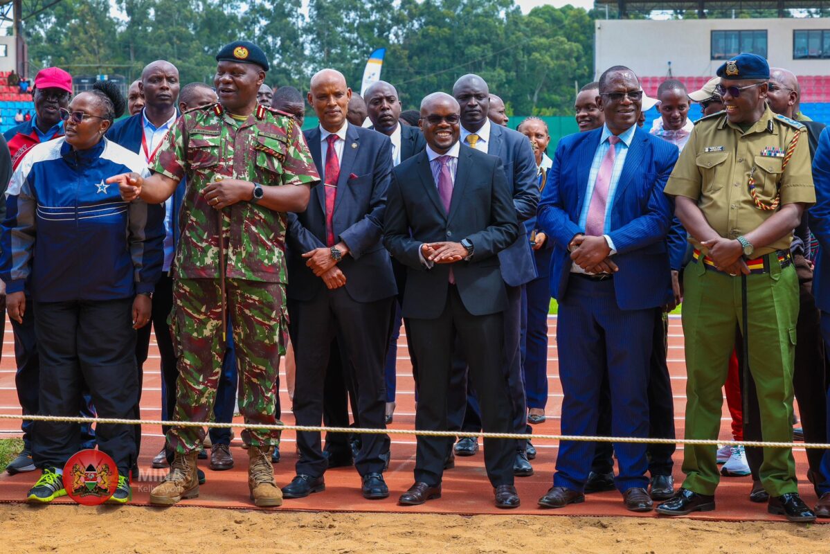 NPS Athletics Championship Finale at Ulinzi Sports Complex - Dr. Raymond Omollo