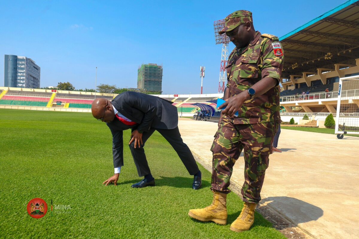 Inspection Tour of Nyayo Stadium Ahead of CHAN 2025 Security Preparations - Dr. Raymond Omollo