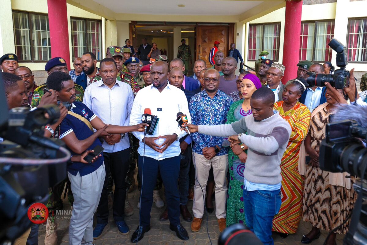 Jukwaa la Usalama Forum in Maralal with CS Kipchumba Murkomen - Dr. Raymond omollo