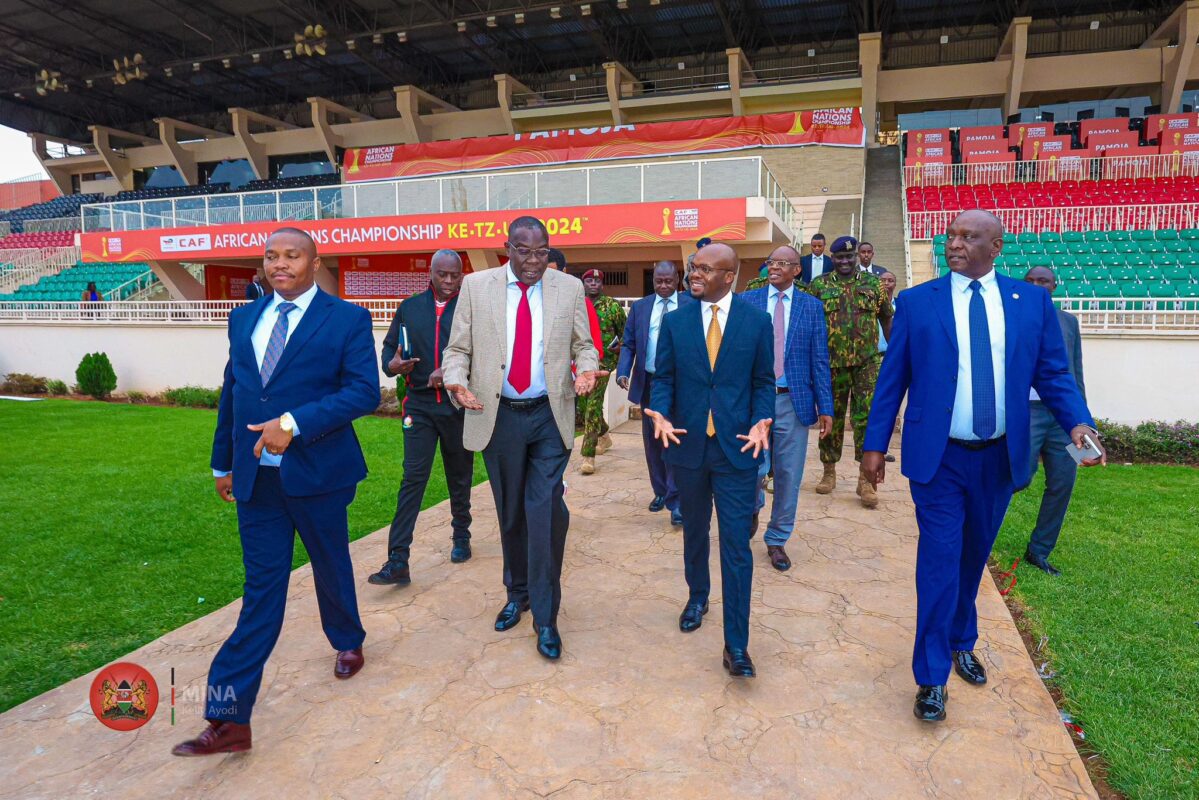 Final Security Inspection of Nyayo and Kasarani Ahead of CHAN 2025 - Dr. Raymond Omollo