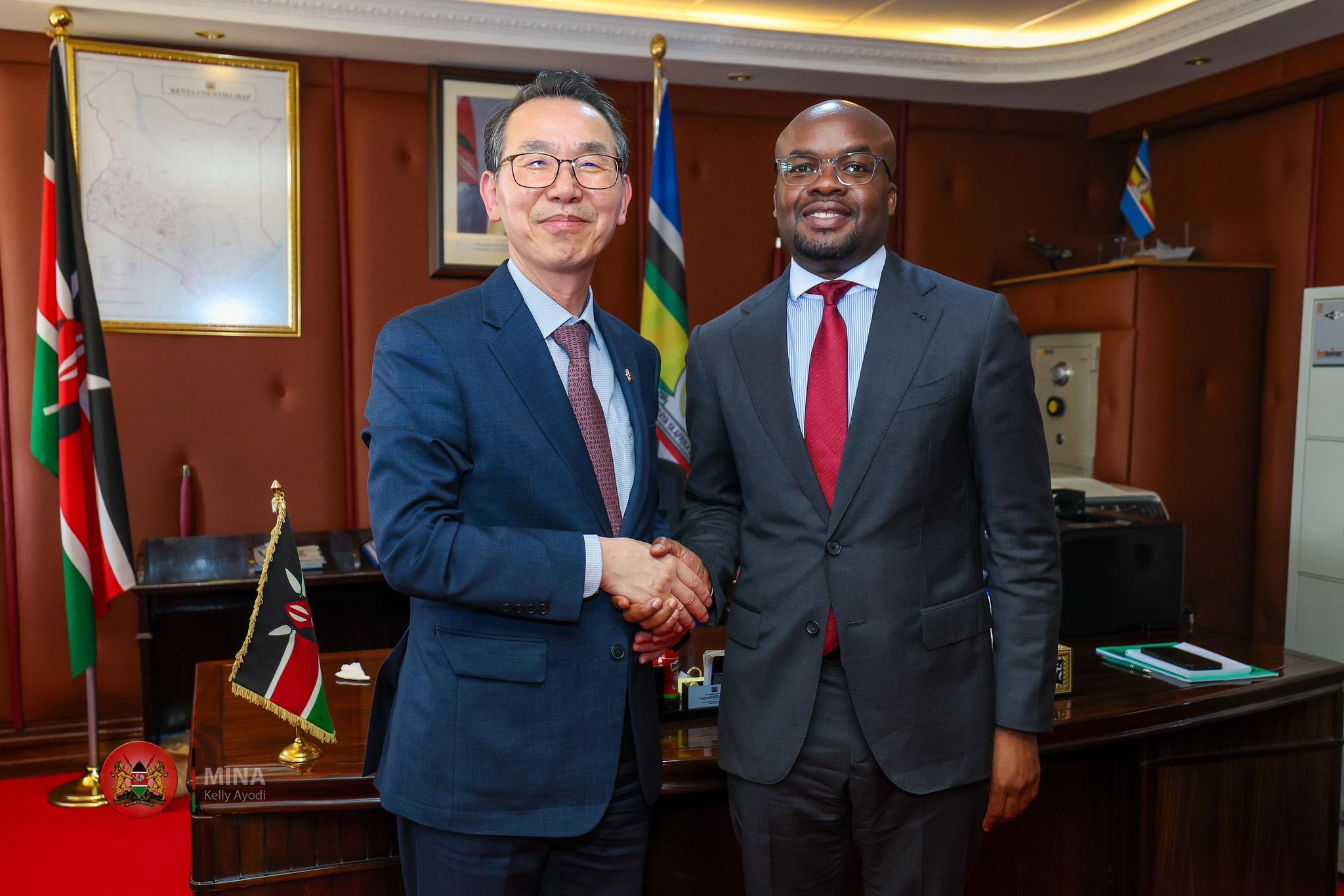 Courtesy Call with Korean Ambassador on Security Collaboration - Dr. Raymond Omollo
